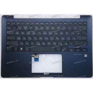 Keyboard Asus UX331FAL-1C тёмно-синяя, матовая, русифицированный (90NB0KD3-R31RU0, 13N1-46A0841, 13NB0HT3AM0241)+Topcase Keyboard Asus UX331FAL-1C тёмно-синяя, матовая, русифицированный (90NB0KD3-R31RU0, 13N1-46A0841, 13NB0HT3AM0241)+Topcase