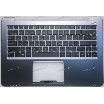 Keyboard Asus E403NA-3A серый металл, русифицированный (90NB0DT1-R31RU1, 13N1-0ZA0B01)+Topcase