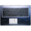 Keyboard Asus X580VD-1B синий металл, русифицированный (90NB0FL4-R33RU0, 13N1-29A0E010)+Topcase Keyboard Asus X580VD-1B синий металл, русифицированный (90NB0FL4-R33RU0, 13N1-29A0E010)+Topcase