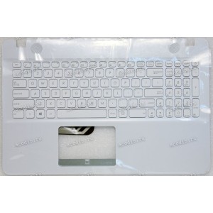 Keyboard Asus X541NA, X541SA, X541SC, X541UA, X541UJ, X541UV-3G белый матовый, нерусифицированный (90NB0CG2-R32UI0, 39XKFTCJN10, 13NB0CG2P03015-2)+Topcase Keyboard Asus X541NA, X541SA, X541SC, X541UA, X541UJ, X541UV-3G белый матовый, нерусифицированный (90NB0CG2-R32UI0, 39XKFTCJN10, 13NB0CG2P03015-2)+Topcase