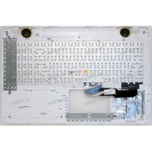 Keyboard Asus X541NA, X541SA, X541SC, X541UA, X541UJ, X541UV-3G белый матовый, нерусифицированный (90NB0CG2-R32UI0, 39XKFTCJN10, 13NB0CG2P03015-2)+Topcase