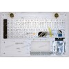 Keyboard Asus X541NA, X541UJ, X541UV-3G белый матовый, русифицированный (90NB0CG2-R31RU0, 13N0-ULA0M11, 13NB0CG2AP0311)+Topcase
