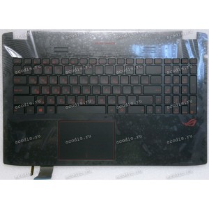 Keyboard Asus GL552VX-3B чёрный матовый, русифицированный (90NB0AW3-R31RU0, 13NB07Z1AP0341, 13N0-RZA0F41, PY18041803749)+Topcase