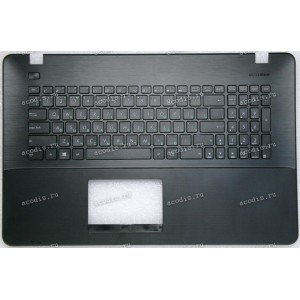 Keyboard Asus X751BP-1A чёрный матовый, русифицированный (90NB0EH1-R31RU0, 13N0-TXA0201, 13NB04I1AP0401)+Topcase