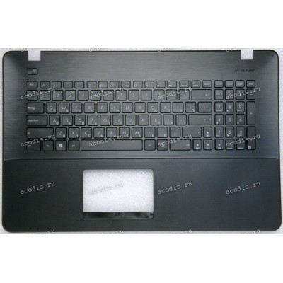 Keyboard Asus X751BP-1A чёрный матовый, русифицированный (90NB0EH1-R31RU0, 13N0-TXA0201, 13NB04I1AP0401)+Topcase