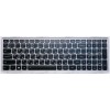 Keyboard Lenovo IdeaPad P500, Z500, Z500A, Z500G, Z500T черная с серой рамкой, русифицированная с подсветкой (25206499, HMB3132TLA12)