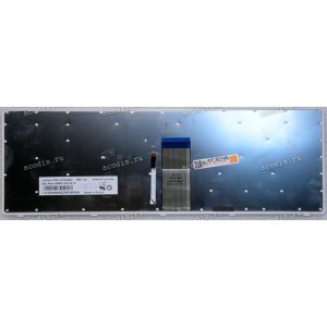 Keyboard Lenovo IdeaPad U510, Z710 серебристая рамка, черные кнопки, с подсветкой, русифицированная (HMB3130TLA12, V-136520BS1-RU, 25205680)