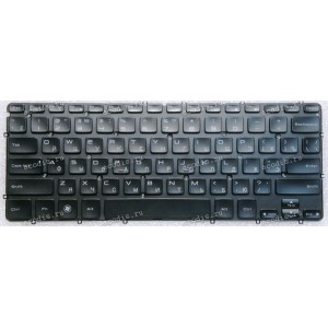 Keyboard Dell XPS 13 L321X, L322X,  L221X  чёрная глянцевая,  русифицированная (MP-11C73USJ920, 0MH2X1 RU, MP-11C73SUJ698W, MP-11C73SUJ920, 0F49YD )