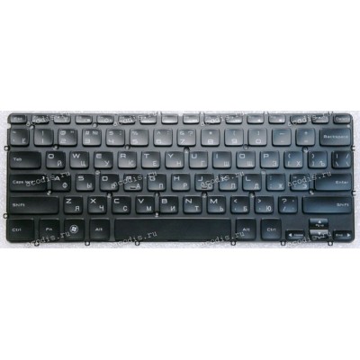 Keyboard Dell XPS 13 L321X, L322X,  L221X  чёрная глянцевая,  русифицированная (MP-11C73USJ920, 0MH2X1 RU, MP-11C73SUJ698W, MP-11C73SUJ920, 0F49YD )