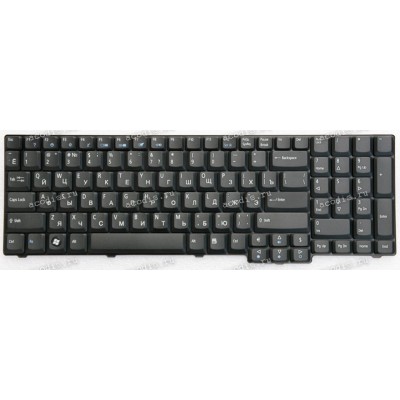 Keyboard Acer Aspire 7520  чёрная, матовая русифицированная (MP-07A53SU-920, AEZR6700110, ZR6)