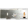 Keyboard Dell Inspiron 1700, 1710, 1720 серебристая с подсветкой, русифицированная (NSK-D8101, 0PM318)