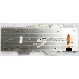 Keyboard Dell Inspiron 1700, 1710, 1720 серебристая с подсветкой, русифицированная (NSK-D8101, 0PM318)