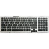 Keyboard Sony Vaio VPC-F11, VPC-F12, VPC-F13 чёрная в серебристой рамке, русифицированная (012-203A-2675-A, MP-09G13SU-886 )