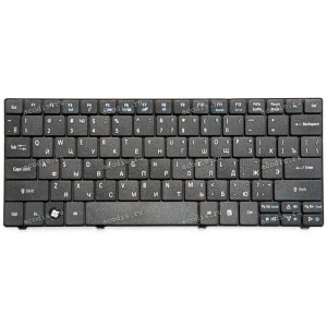 Keyboard Acer Aspire 1410T чёрная, матовая русифицированная (MP-09B96SU-6982, PK130I23A18)