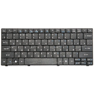Keyboard Acer Aspire 1410T чёрная, матовая русифицированная (MP-09B96SU-6982, PK130I23A18)