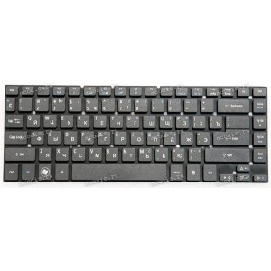 Keyboard Acer Aspire 3830, 3830G, 3830T, 3830TG, 4830, 4830G, 4830T, 4830TG, 4755, 4755G чёрная, матовая русифицированная (PK130IO1B08, V121602ES2, PK130IO4C04, V121602CS1)