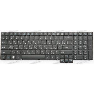 Keyboard Acer TravelMate 5360, 5760, 7750, 6595TG чёрная, матовая русифицированная (9Z.N6SPW.10R, NSK-AZ0SQ, AEZRJR00010)