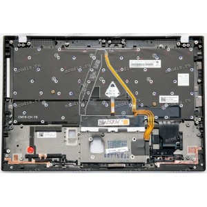 Keyboard Lenovo ThinkPad X1 Carbon Gen 7 чёрная, матовая русифицированная (5M10V25554, 15104696, SN20R55582, PK131A12B06, 8SSN20R55582C, AM1A1000200)+Topcase GRP KBD BZL,RUS,WW,DB,CHY
