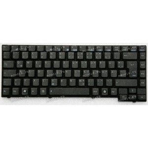 Keyboard Asus A3 A/E/H/F/V, A4, A4000, A7*, F5*, M9, R20, X50VL, Z8, Z8000 чёрная матовая, нерусифицированная (V012262AK1, 04GN9V1KGER2, 04GN9V1KGE13-2, 9J.N0D82.10G)