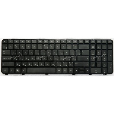 Keyboard HP/Compaq dv6-6000 чёрная матовая русифицированная (640436-251, 634139-251, V122603AS1-RU)