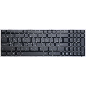 Keyboard Asus G60, G60J, G60V чёрная матовая русифицированная с подсветкой (0KN0-EK1RU03, 04GNVL1KRU00-3)