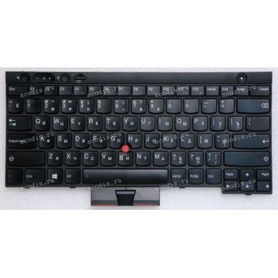 Keyboard Lenovo ThinkPad X230, X230i, T430, T430i, T530, T530i, L430, L530, W530 чёрная матовая русифицированная с  PointStick  (04Y0513, 0C01908)