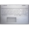 Keyboard HP Envy x360 15 (15-bp0xx through 15-bp1xx), 15m (15m-bp0xx through 15m-bp1xx) серебристая в серебристом топкейсе русифицированная с подсветкой (924353-251, 934640-251, 46M.0BXCS.0011, 460.0BX05.0001, 490.0BX07.0L0R, 920216-251, SG-86910-XAA, SN8