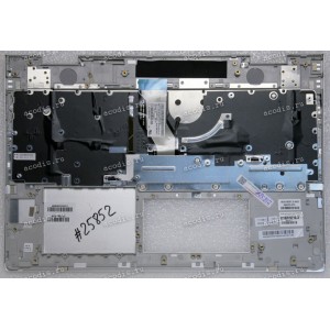 Keyboard HP Envy x360 15 (15-bp0xx through 15-bp1xx), 15m (15m-bp0xx through 15m-bp1xx) серебристая в серебристом топкейсе русифицированная с подсветкой (924353-251, 934640-251, 46M.0BXCS.0011, 460.0BX05.0001, 490.0BX07.0L0R, 920216-251, SG-86910-XAA, SN8