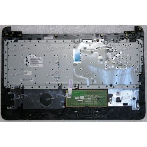 Keyboard HP 250 G4, 250 G5, 255 G4, 255 G5, Pavilion 15-AC, 15-AF, 15-AY, 15-BA чёрная матовая в чёрном топкейсе русифицированная (913072-251, PK131O21A05, NSK-CWBSC, 9Z.NC8SC.B0R, AP1O20003B0, AM1EM000310) +Topcase original