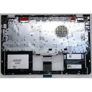 Keyboard HP Pavilion 14-BK, и, возможно 14-BP серебристая в серебристом топкейсе русифицированная (930257-251, 920824-B31, HPM16L93SU6920, CNYAEG717001107420KMN, HPM16L8, 938610-251, 3FG71TSTP00) +Topcase original HP Top Cover Esr W Kb Isk Std Tp