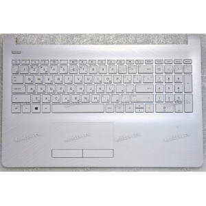 Keyboard HP 250 G6, 255 G6, 15-bs013dx, 15-bs020wm, 15-bs113dx, 15-bs115dx, 15-bw белая в белом топкейсе русифицированная (938651-251, 7H1770, AM204000100, AP204000600, AM204000100, 920-003388-02, TM-03320-001, HPM16M63SU-6981, PK132043C05) +Topcase origi