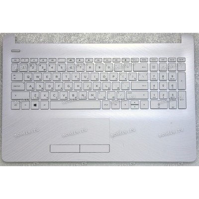 Keyboard HP 250 G6, 255 G6, 15-bs013dx, 15-bs020wm, 15-bs113dx, 15-bs115dx, 15-bw белая в белом топкейсе русифицированная (938651-251, 7H1770, AM204000100, AP204000600, AM204000100, 920-003388-02, TM-03320-001, HPM16M63SU-6981, PK132043C05) +Topcase origi