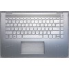 Keyboard HP Pavilion x360 14 14-ba0xx, 14m 14m-ba0xx, 14m-ba2xx, 14-cc0xx, 14t  14t-cc0xx серебристая в серебристом топкейсе с подсветкой русифицированная (928708-251, 937871-251, 46M.0C2CS.0088, 46M0C2CS0088, 4600BZ04000, 916924-251, 490.0BZ07.0P0R, 2B-B