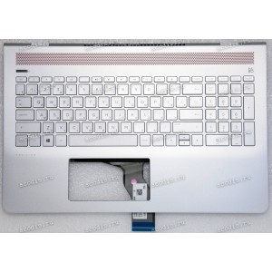 Keyboard HP Pavilion 15-CC (15-cc100 through 15-cc199 and 15-cc600 through 15-cc699, 15-cc500 through 15-cc599 and 15-cc700 through 15-cc799) серебристая в серебристом топкейсе красная решётка русифицированная (929868-251, TFQ37G76TP503AKD236, GHN46G76T Keyboard HP Pavilion 15-CC (15-cc100 through 15-cc199 and 15-cc600 through 15-cc699, 15-cc500 through 15-cc599 and 15-cc700 through 15-cc799) серебристая в серебристом топкейсе красная решётка русифицированная (929868-251, TFQ37G76TP503AKD236, GHN46G76T