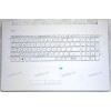 Keyboard HP 17AK, 17BS белая в белом топкейсе русифицированная (926561-251, 8K1751, 46M.0C7CS.0057, 46M0C7CS0057, 4600C7110001, 921266-251, HPM16M63SU-4421, 4900CD070C0R) +Topcase original
