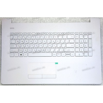 Keyboard HP 17AK, 17BS белая в белом топкейсе русифицированная (926561-251, 8K1751, 46M.0C7CS.0057, 46M0C7CS0057, 4600C7110001, 921266-251, HPM16M63SU-4421, 4900CD070C0R) +Topcase original