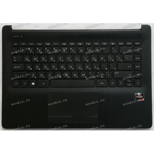Keyboard HP 14-ck, 14-ck0001u, 14-cm, 14T-cm, 14Z-cm, 14-dg, 14q-cs, 14q-cy чёрная матовая, русифицированная (6070B1306303, SB550A-73H0, 2H1719-05330D, NSK-XM0SV, 9Z.NF2SV.00R, 6037B0143122, L15599-251, L23241-251)+Topcase