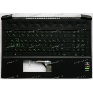 Keyboard HP Pavilion Gaming 15-ec, 15z-ec, 15z-ec000, 15z-ec0xx, 15-ec0xxx, 15-ec1xxx, 15-ec0000, 15-ec1000, L71938-001, L71939-001 чёрная матовая русифицированная с подсветкой (L71939-001, 20G3HKATPL0, 46G3HTATP2A, L72597-251, NSK-XNXBQ, DFEAEG3H701020, 