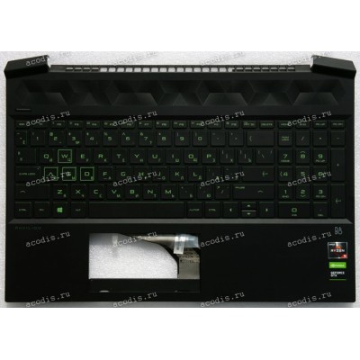 Keyboard HP Pavilion Gaming 15-ec, 15z-ec, 15z-ec000, 15z-ec0xx, 15-ec0xxx, 15-ec1xxx, 15-ec0000, 15-ec1000, L71938-001, L71939-001 чёрная матовая русифицированная с подсветкой (L71939-001, 20G3HKATPL0, 46G3HTATP2A, L72597-251, NSK-XNXBQ, DFEAEG3H701020, 