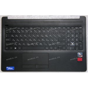 Keyboard HP 250 G7, 255 G7 15-DA, 15-DB, 15-DR, 15G-DR, 15T-DA, 15T-DB, 15Z-DA, 15Z-DB чёрная матовая русифицированная (7GL94EA#ACB, AM29M000100, AP2HJ000300, NSK-XNESC, 9Z.NEZSC.E0R, PK1329I1A05, NSK-XN1BC-US, 4H+NEZ0M.10A, 6K+NEZ0M.10A)+Topcase
