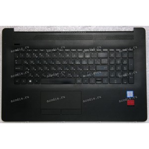 Keyboard HP ProBook 470 G7, 17-BY, 17-CA, 17-ca0114ur чёрная матовая русифицированная (L22751-251, 6070B1540701, L20193-251, 6037B0146622, HPM17K53SU3930, 6070B1308101, L22751-251, V162626US1 RU, 6037B0143722, RTL8723DE)+Topcase Б/У