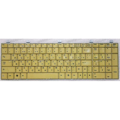 Keyboard LG E500, MSI CR500, CR600, CR620, CR700, CX600, CX620, GE620, ER710, EX600, EX620, EX625, EX630, MS-16362, MS-1652, MS-1683, VR600, VX600, возможно VR610X бежевая русифицированная (AEW32873604, S1N-3ERU611-C54, MP-03233SU-359K)