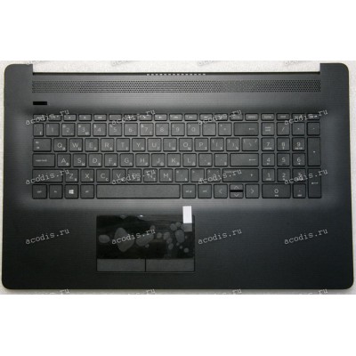 Keyboard HP ProBook 470 G7, 17-BY, 17-CA, 17-ca0114ur чёрная матовая русифицированная (L22751-251, 6070B1540701, L20193-251, 6037B0146622, HPM17K53SU3930, 6070B1308101, L22751-251, V162626US1 RU, 6037B0143722, RTL8723DE)+Topcase NEW Original