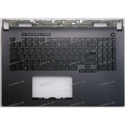 Keyboard Asus G713QR серый матовый, русифицированная (13NR05C2P06011-3, 0KNR0-681GRU00, 6070B1887612)+Topcase