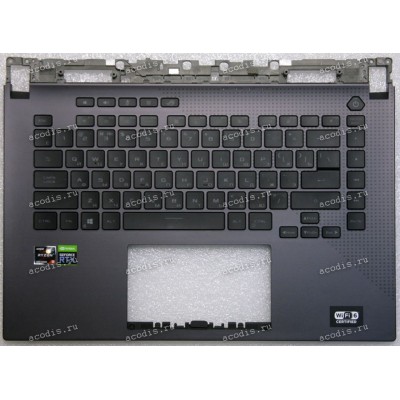 Keyboard Asus G513Q серый русифицированная (6070B1886012, 13NR0572P04011)+Topcase