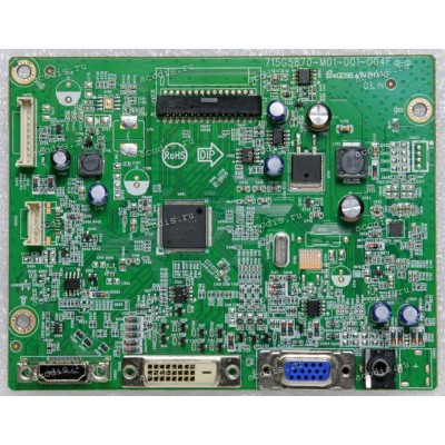 Mainboard Asus LMT 23,6" 1920x1080 VS247H-P MAIN BOARD (LMT VS247H-P) (04020-00022800) (715G5870-M01-001-004F) (CHIP NT68773UMFG)