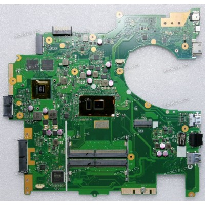 MB Asus P4540UQ MB._0M/I5-7200U/AS (V4G)(WO/TPM) (90NX0100-R00010, 60NX0100-MB2200) P4540UQ REV. 2.0, nVidia N16S-GTR-S-A2 (940MX)