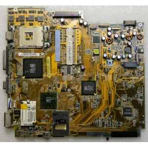 MB Asus A4C/G MAIN_BD. (60-N9YMB1000-C05) A4C/G REV: 2.1 P/N: 08-20VG0021Z ATI 216PBC6A15F SIS 648FX SIS 963L RICOH R5C593 4 чипа Hynix HY5DU283222A