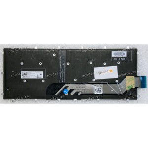 Keyboard Dell Inspiron 13 5000, 13 5368, 13 5378, 13 5379, 13 7368, 13 7378, 14 7472, 5568, 7569, 7579, 13-5000, Latitude 3379, 3490, Vostro 14 5468, 14 5471, 5370 с подсветкой (CN-0H4XRJ-75525-738-EN6C, PK131Q14B00, 49007R070301, DLM15L13USJ442/J698, 102