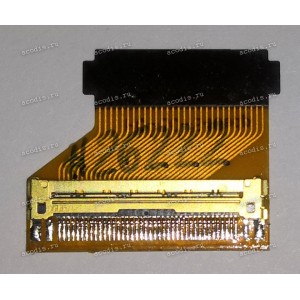 Переходник 40pin 20(16,2)mm шаг 0,4 мм к кабелю на 30pin 19(15,1)mm шаг 0,5 мм к матрице HQ-30-S40edp 